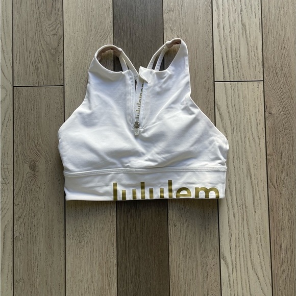 lululemon athletica Other - lululemon athletica White Sleeveless Crop Tank Top